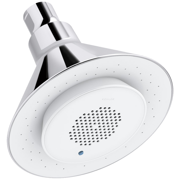 KOHLER K-9245-0 2.5 GPM Moxie Showerhead and Wireless Speaker